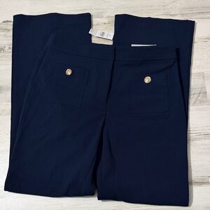 Ann Taylor Factory Navy Boot Cut Pants Size 6 NWT
